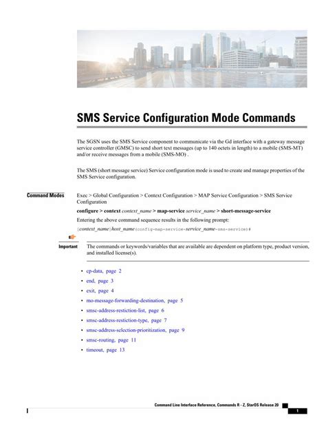 query_sm This <b>command</b> is issued by the ESME to query the status. . Acision smsc commands